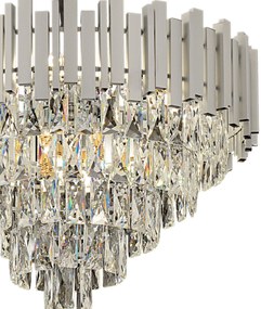 Toolight Toolight, závesné svietidlo 50cm, 7xE14, G051-CP, chrómová, OSW-08945