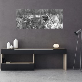 Obraz - Líška v zime (120x50 cm)