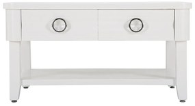 Biely konferenčný stolík z jedľového dreva 60x90 cm Shine – Mauro Ferretti