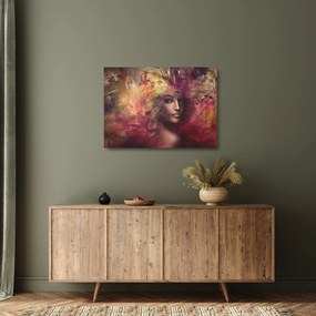 Sklenený obraz - Fantasy žena (70x50 cm)