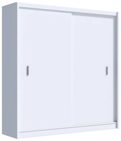 Šatní skriňa SAPHIRA 203x215 cm biela s posuvnými dverami