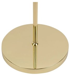 Stojacia lampa v zlatej farbe Leitmotiv Lucid, výška 150 cm