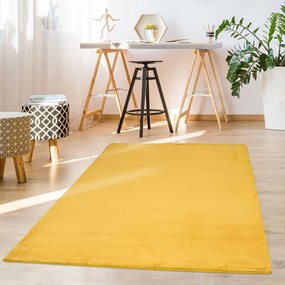Dekorstudio Kožušinový koberec TOPIA - žltý Rozmer koberca: 200x290cm