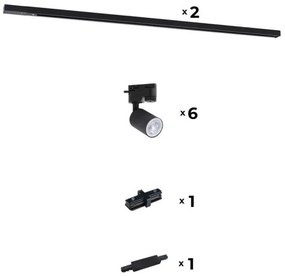 Zuma Line 3015 - Bodové svietidlo do lištového systému REFLEKTOR 6xGU10/10W/230V