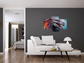 Obraz - Ilustrácia draka (90x60 cm)