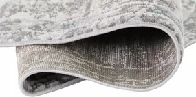 TA Koberec D889B BIELE MODRÉ ÚDOLIE OKRÚHLE Rozmer: 80x80 cm