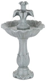 Floreal, záhradná fontána, polyresín, 6 W, romantický dizajn, vzhľad kameňa