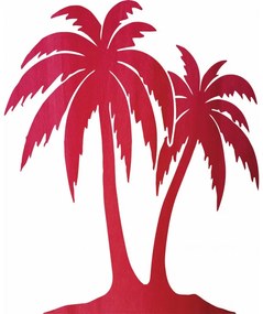Vyrezávaný obraz na stenu palmy - TROPICAL | SENTOP PR0428 plywood