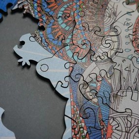 DAALO Dřevěné zvířecí puzzle - slon - AKCE!