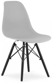 SUPPLIES OSAKA Jedálenská škandinávska stolička - svetlo šedá