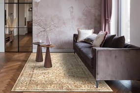 Koberec SOHO 477.04.LA110 OSTA naturálny béžový / terakotový