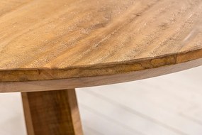 Okrúhly jedálenský stôl Eglantine 140 cm hnedé mango