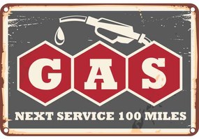 Ceduľa Gas Next Service 100 miles