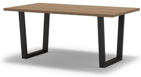 Jedálenský stôl s doskou v dubovom dekore 100x180 cm Francesca - Marckeric