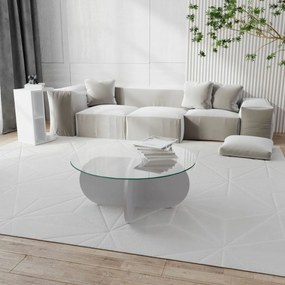 Konferenčný stolík Bubble White