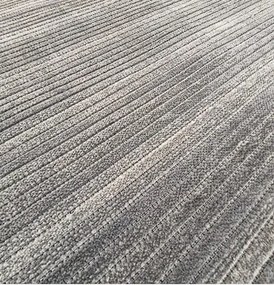 HU Modrý pruhovaný koberec Saloon BLUE Rozmer: 60x100 cm