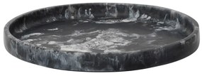Ferm Living Dekoratívna okrúhla tácka Mist Charcoal Ø 30 cm