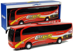 LEAN TOYS Autobus mestský 54 cm - červený