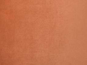 Okrúhly puf ⌀ 61 cm oranžový MILLEN Beliani