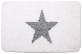 Kúpeľňová podložka Elvis biela a šedá