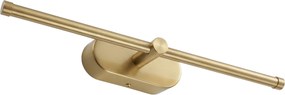 Toolight Toolight, LED nástenné svietidlo 40cm, 13W, 4000K, 1000lm, APP1892-1W, zlatá matná, OSW-66047