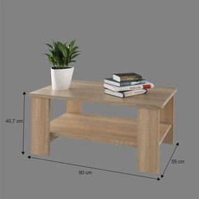 Tempo Kondela Konferenčný stolík, dub sonoma, BERNARDO