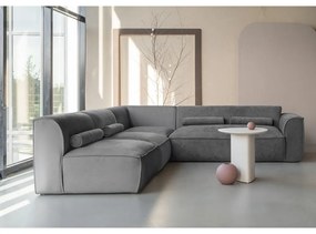 Sivá rohová pohovka (ľavý roh) Flex Felix – Miuform