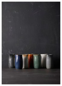 Zelená keramická kanvička na mlieko 200 ml Gastro Green/Black – Bitz