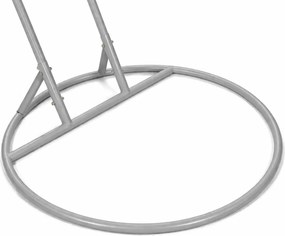 Sivý stojan na závesné hojdacie dvojkreslo