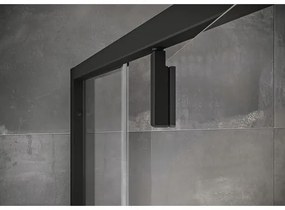 Sprchové dvere do niky RAVAK Nexty NDOP1-90 black+transparent 03O70300Z1