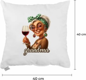 Dekoratívny vankúš Grandma 40x40 cm EMI