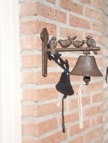 Liatinový zvonček s vtáčikmi - 22 * ​​11 * 19 cm