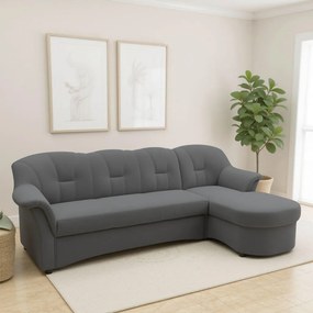 XXXLutz ROHOVÁ SEDAČKA, textil, tmavosivá MID.YOU - Sedačky - 001776009105