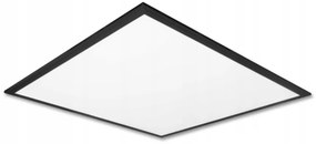 BERGE LED panel čierny 60 x 60cm - 50W - 4700Lm - neutrálna biela