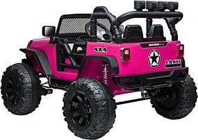 LEAN CARS Jeep JC666 Ružové maľované auto na batérie