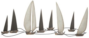 Kovová nástenná dekorácia 119x51 cm Regata – Mauro Ferretti