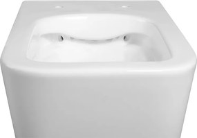 BPS-koupelny Závesná WC misa so SoftClose sedadlom HYD-4774, biela