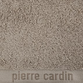 BAVLNENÝ UTERÁK PIERRE CARDIN EVI 70X140 CM TMAVOBÉŽOVÁ
