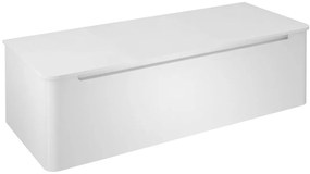 Sapho Sapho, KERALA umývadlová skrinka 120x35x47,5cm, 1x zásuvka, biela lesk, KR120-3030