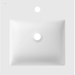 Mexen Otis, umývadlo na zapustenie 46 x 46,5 cm, biela matná, 25184501