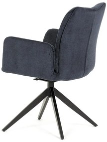 Autronic BONTEC Jedálenská stolička, modrá, látka, HC-993 BLUE2 Farba: Biela