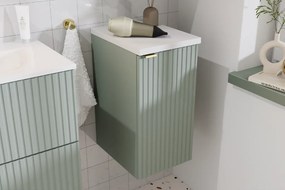 Comad Doplnková kúpeľňová skrinka nízka Line Reed Green 30 rákosovo zelená