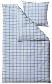 Svetlomodré obliečky na jednolôžko z bavlny Renforcé 140x200 cm Vista – Södahl