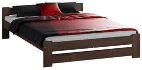 Posteľ Euro 180x200 masiv borovice Dub