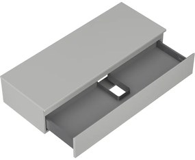 Mexen Orio, kúpeľňová skrinka 120 cm s hornou časťou, 1 zásuvka, sivá matná, 91A10-12023-1-BFC62