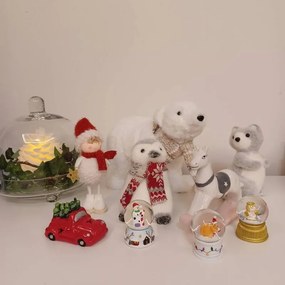 DECOLED Keramický hojdací kôň, 14,8 x 3,7 x 13,5 cm