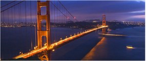 Obraz - Golden Gate Bridge (120x50 cm)