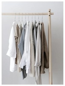 Vešiak z borovicového dreva Karup Design Hongi Natural