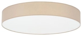 Stropné svietidlo RONDO 4xE27/15W/230V pr. 61 cm béžová