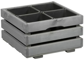 Kvetináč 44x44x26 cm šedá 4V